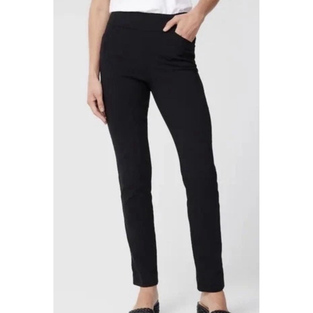 CHICO'S JOSIE SLIM PERFECT STRETCH PULL ON PANTS CLASSIC RISE BLACK NWT 0.5S